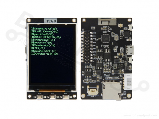 LilyGO TTGO T4 ESP32 + 2.4inch ILI9341 LCD display